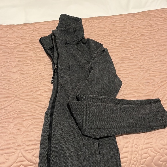 Athleta Herringbone Zip-Up Sweatshirt - Picture 2 of 7